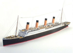 DIY 1:400 Scale RMS Titanic Ocean Liner 3D Paper Famous Ship Model Puzzle Kit - Picture 1 of 9