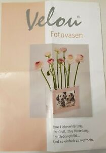 1 VELOU :FOTOVASE Hoch mit Magnet-Wechselrahmen