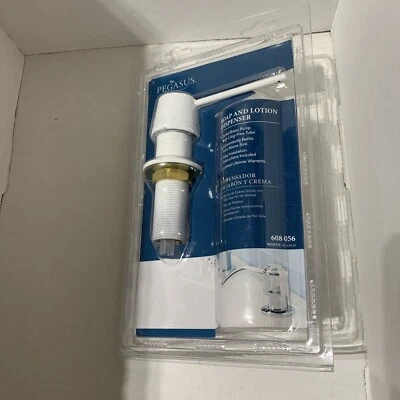 NUEVO Dispensador de Jabón y Loción Blanco Pegasus 608 056 Nuevo, Envío Gratis E11 Foto 1 de 2