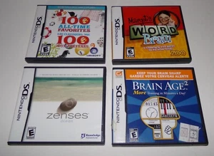 Nintendo DS Game Lot of 4 Puzzle, Word & Brain Games VGC Manuals Included - Picture 1 of 4
