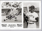 Willie Mays  Ballys Casino Resort 5X7 Autographed Postcard   Jsa