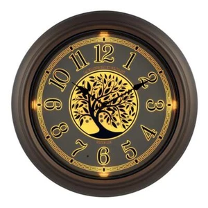 La Crosse Technology Wall Clock 18" Round Analog Quartz Lighted Indoor / Outdoor - Picture 1 of 10