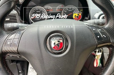 595 RACING PARTS Kit Volante In Vero Carbonio Punto Abarth