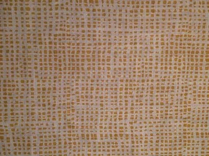 LEE JOFA Blithfield Bellport Printed yellow white small scale Linen Remnant New - Picture 1 of 1