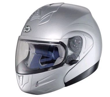 CASCO ABATIBLE THH T-796 PLATEADO (EXTRA GRANDE) APROBADO POR PUNTOS Foto 1 de 3