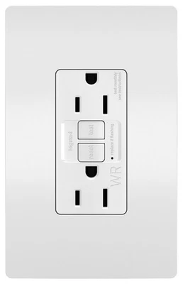 Legrand P&S radiant 1597-TRWRW 15A Tamper Weather Resistant Self Test GFCI  - Image 1 of 2