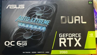 ASUS Dual GeForce RTX 2060 OC EVO GDDR6 6GB Scheda Video (90YV0CH2-M0NA00) - Immagine 1 di 4