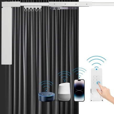 Smart 3.2M Electric Curtain Automated Rail Motor Length Adjustable WiFi-Enabled - Image 1 of 4