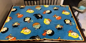 Project Linus Peanuts Security Blanket Batman & DC Comic Characters RARE 59x40 - Picture 1 of 8