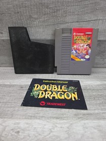 Double Dragon NES Nintendo Game w/ Manual Booklet Tested Working Authentic