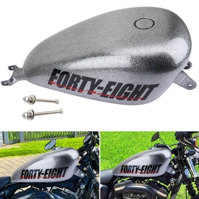 3.8 Gallon Gas Fuel Tank Harley Sportster Iron 883 XL883N EFI Fuel Injection Foto 1 de 4