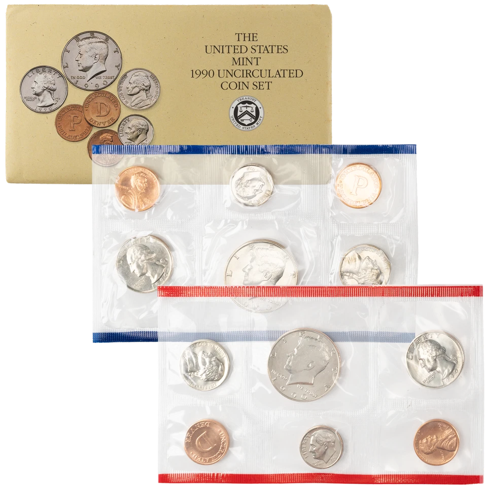 1990 Mint Set 10 Coins - Image 1 of 1