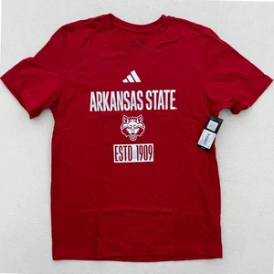 Adidas Herren M Medium Arkansas State Red Wolves ESTD 1909 Herren T-Shirt - Bild 1 von 5