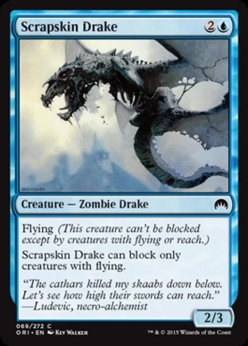Scrapskin Drake -Foil Light Play MTG Magic Origins - Image 1 of 1