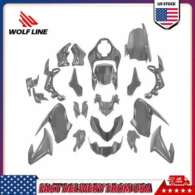 Unpainted Bodywork Injection Molding Kit Fairing For Kawasaki Z 900 2017-2019 Foto 1 de 4