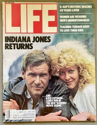 LIFE Magazine VTG Issue - June 1984 w/ Harrison Ford & Kate Capshaw • Teen Dads - Image 1 of 4