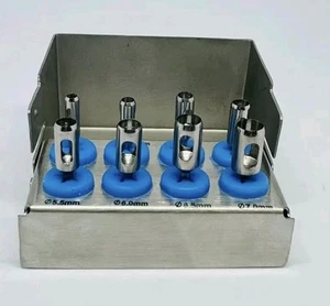 Dental Tisue Punch Kit 8 PCs Stainless Steel High Quality Ce - Picture 1 of 5