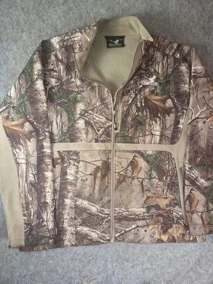 Kings River Jacket XL Soft Shell Camo Realtree Hunting Hiking Distressed  - Image 1 of 4
