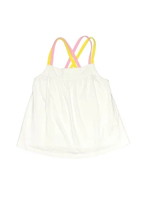 Boden Girls White Sleeveless Blouse 8 - Image 1 of 2