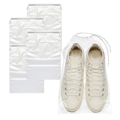Clear Drawstring Bag, 12 x 16 Inches. 1000 Pack 2 Mil - Image 1 of 4