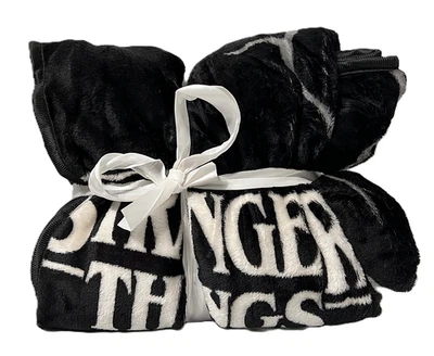 Netflix Stranger Things Travel Blanket Super Soft 40x50 Inches New With Tags NEW - Image 1 of 3