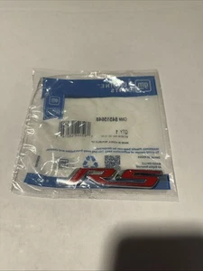 Genuine 17-24 GM Chevrolet ‘RS’ Emblem Nameplate 84515648 New OEM Sealed - Picture 1 of 3