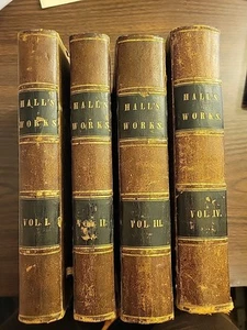 Vintage 1848 Hall's Works 4 Volumes! Rev. Robert Hall A.M. - Bild 1 von 10