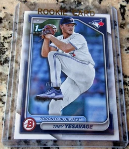 TREY YESAVAGE 2024 Bowman #1 Draft Pick 1st TRUE Rookie Card RC Blue Jays🔥🔥$$ - Picture 1 of 2