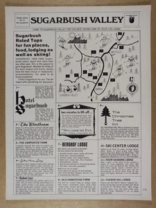 1965 Sugarbush Vermont Ski Area Hotels Lodges vintage print Ad - Picture 1 of 1