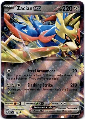 Zacian ex Promo SV: Scarlet & Violet Promo Cards 198 NM - Image 1 of 2