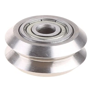 Stainless Steel Double V Pulley Gear 3D Printer Accessories Part Repalcement - Afbeelding 1 van 8