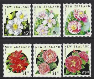 NEUSEELAND 1992 KAMELIEN 6ER SET UNMONTIERT NEUWERTIG. Neuwertig - Bild 1 von 1
