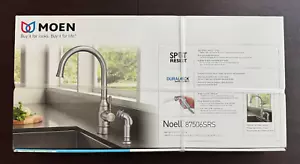 Moen Noell 87506SRS Stainless Spot Resist 1-Handle Kitchen Faucet w/Side Sprayer - Picture 1 of 8