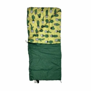 OZARK TRAIL 55" NIÑOS JÓVENES SACO DE DORMIR ESTAMPADO CACTUS VERDE 2LB CAMPING - ¡NUEVO! - Imagen 1 de 1
