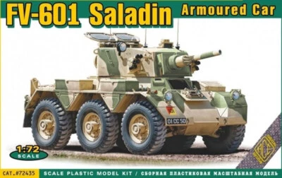 FV-601 SALADIN ARMOURED CAR  ACE 1/72 PLASTIC KIT - Photo 1/2