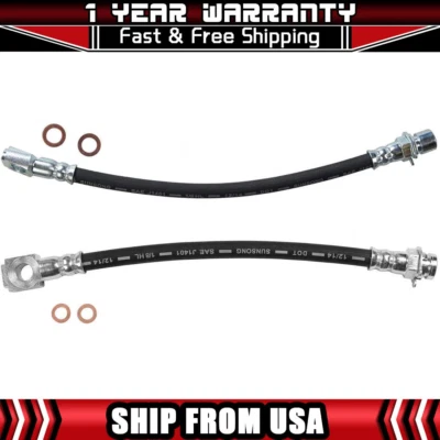 2 mangueras de línea de freno trasero Sunsong para Chevrolet S10 1998 1999 2000 2001 2002 Foto 1 de 4