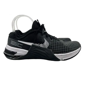 Nike Womens 7 Shoes Black METCON 8 Athletic Workout Gym Exercise Cross Training - Picture 1 of 12