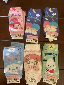 Kuromi Sanrio Socks 22-26cm NEW SIZE 4-8 - Picture 1 of 6