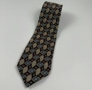 Lands End Men 100% Silk Traditional Neck Tie  Multicolor  NWOT - Picture 1 of 5