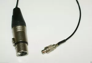 LEMO FVB 3 Pin to XLR 3 Pinfor Sennheiser SK2000 Audio Input - Picture 1 of 1