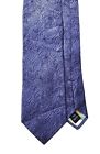 Ted Baker Men's Blue Paisley Pink Dots Silk Tie Necktie Hand Tailored Business