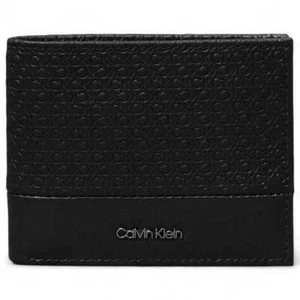 NEU Calvin Klein Geldbörse NANO MONO Herren Leder schwarz - K50K512275-0GK - Bild 1 von 4