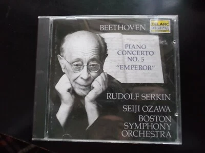 Beethoven - Rudolf Serkin, Ozawa, Piano Concerto 5 ,Telarc, Like ORIGINAL CASE Foto 1 de 3