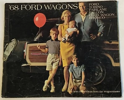 Ford Fairlane Falcon 1968 Bronco Station Wagons Country Squire folleto usado Foto 1 de 4