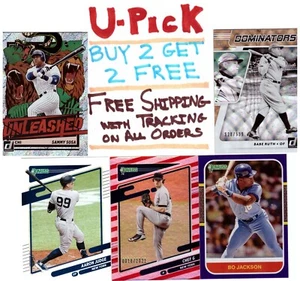 2021 Panini Donruss Retro Insert Base Parallels 171+ Ships FREE Buy 2 Get 2 FREE - Picture 1 of 215