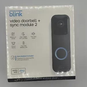 Blink Video Doorbell + Sync Module 2 New Sealed - Picture 1 of 6