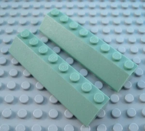 Lego Menge 2 Sand Grün 2x8 Hang Stücke - Bild 1 von 1