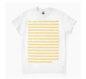 Camiseta McDonalds/Kanye West Can I Get Uhhh Talla XL Super Bowl, en mano - Imagen 1 de 3