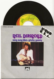 NEIL DIAMOND SONG SUNG BLUE 1972 SINGLE FROM SPAIN, FAB PIC SLEEVE - Picture 1 of 2