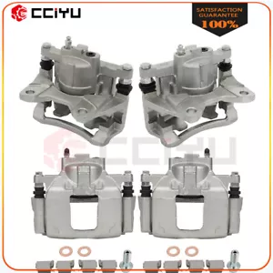 For 2007-2012 Jeep Wrangler 07-10 Dodge Nitro Front And Rear Brake Calipers Kit - Picture 1 of 8